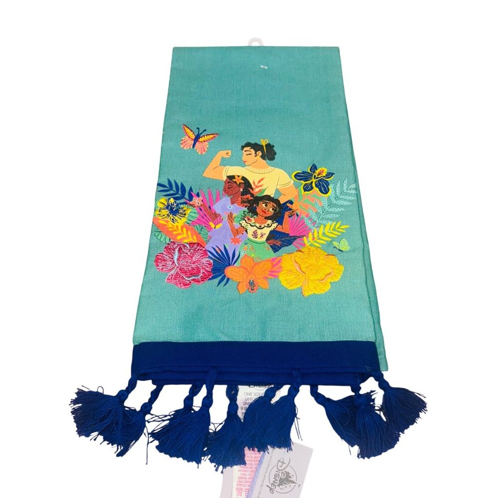 NWT Disney Genuine Encanto Mirabel Family Decorative Towel With Tassels